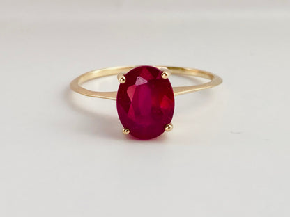 9ct Gold Ruby Ring