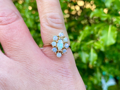Vintage 9ct Gold Opal Ring