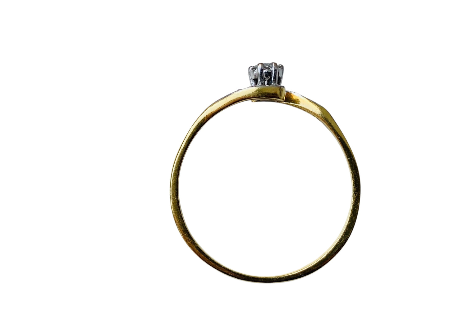 Vintage 18ct Gold Diamond Ring