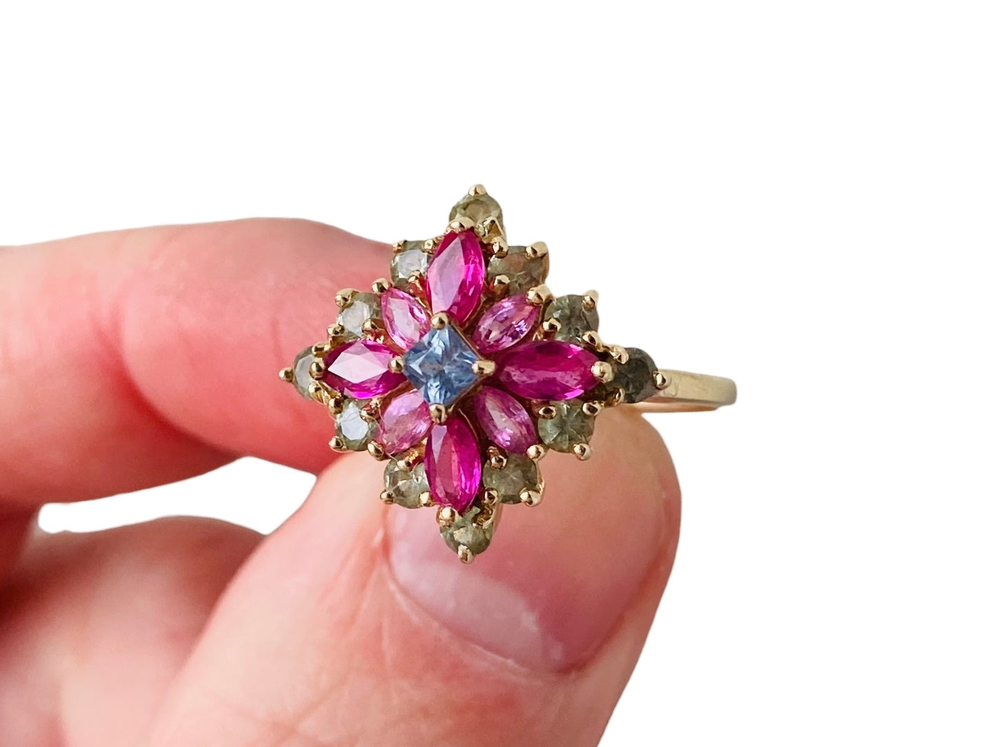 9ct Gold Coloured Sapphire Ring