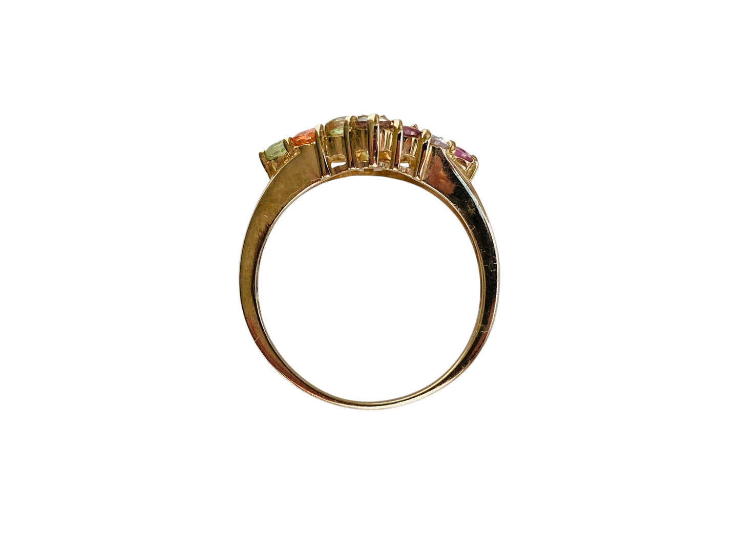 9ct Gold Multi-Coloured Sapphire Ring