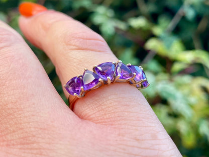 9ct Gold Amethyst Ring