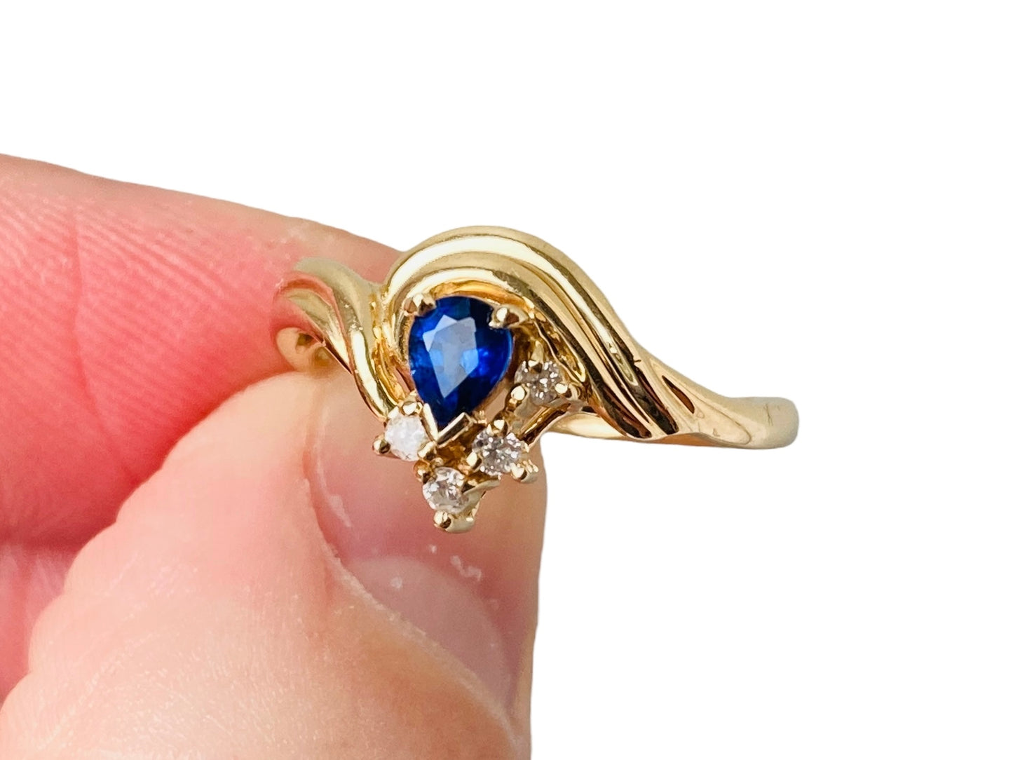 14ct Gold Sapphire Ring