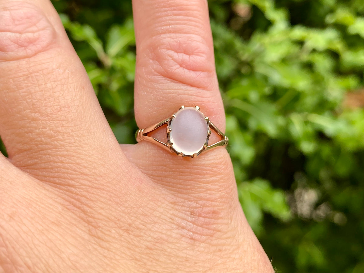 Antique 9ct Gold Moonstone Ring