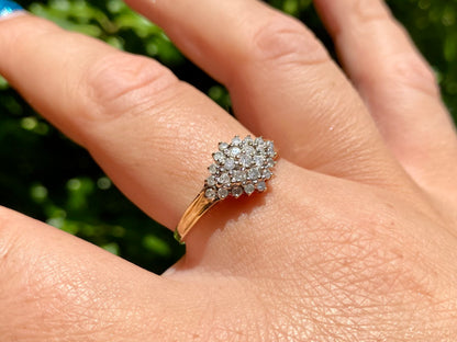 9ct Gold Diamond Ring