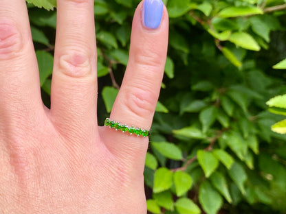 9ct Gold Diopside Ring