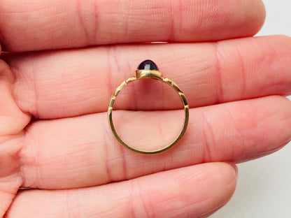 Vintage 9ct Gold Amethyst Ring