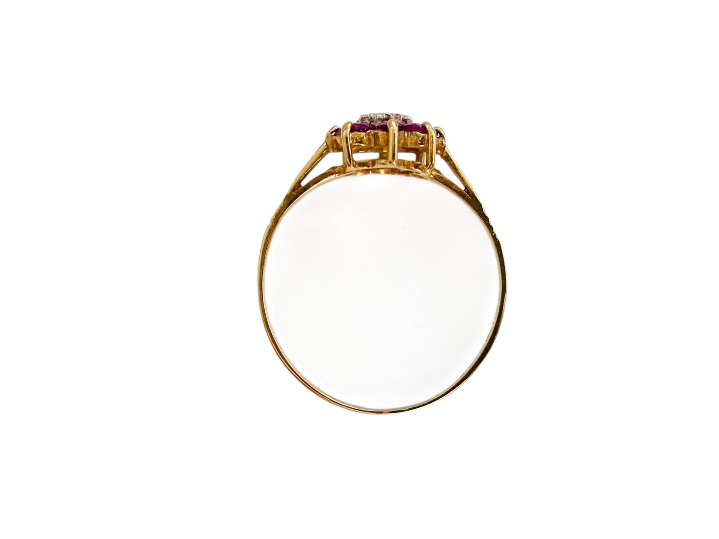 9ct Gold Ruby & Diamond Ring