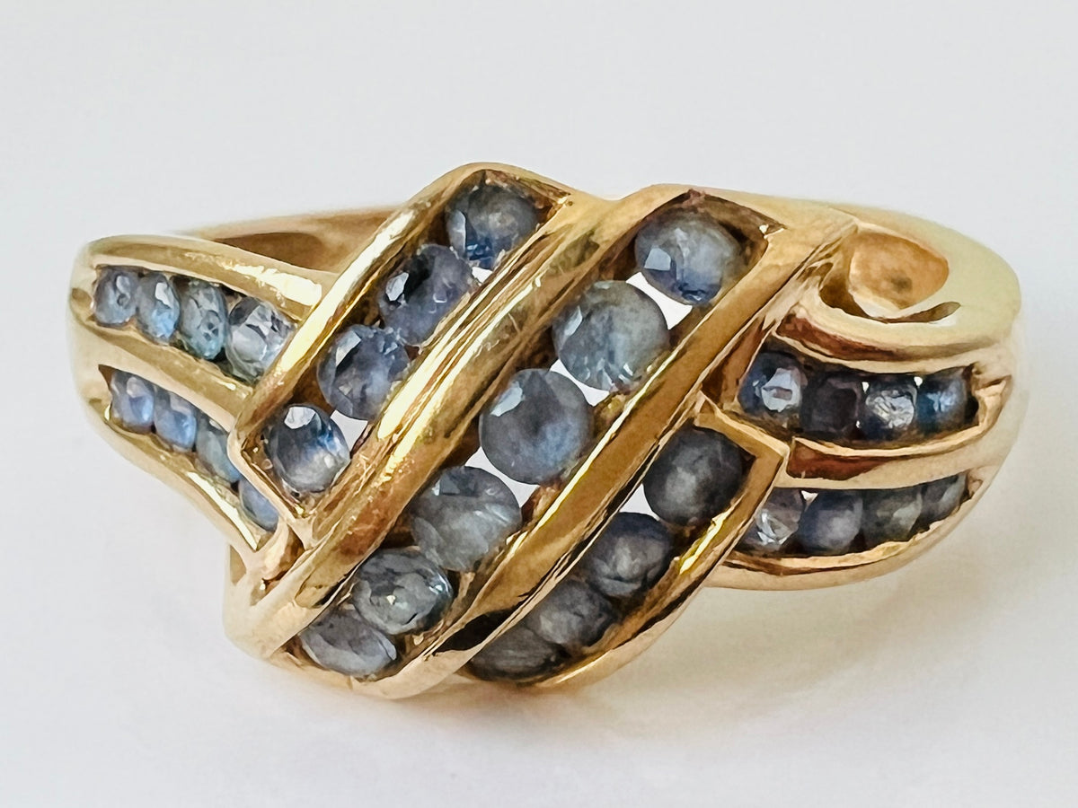 9ct Gold Sapphire Ring