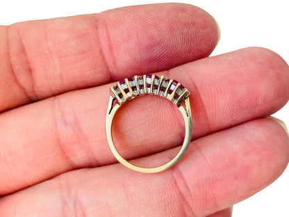 9ct Gold Ruby & Diamond Ring