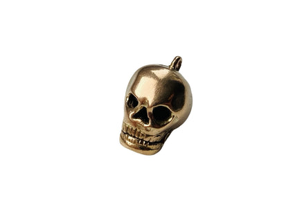 Vintage 9ct Gold Skull Charm or Pendant