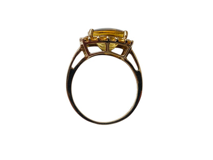 9ct Gold Citrine Ring
