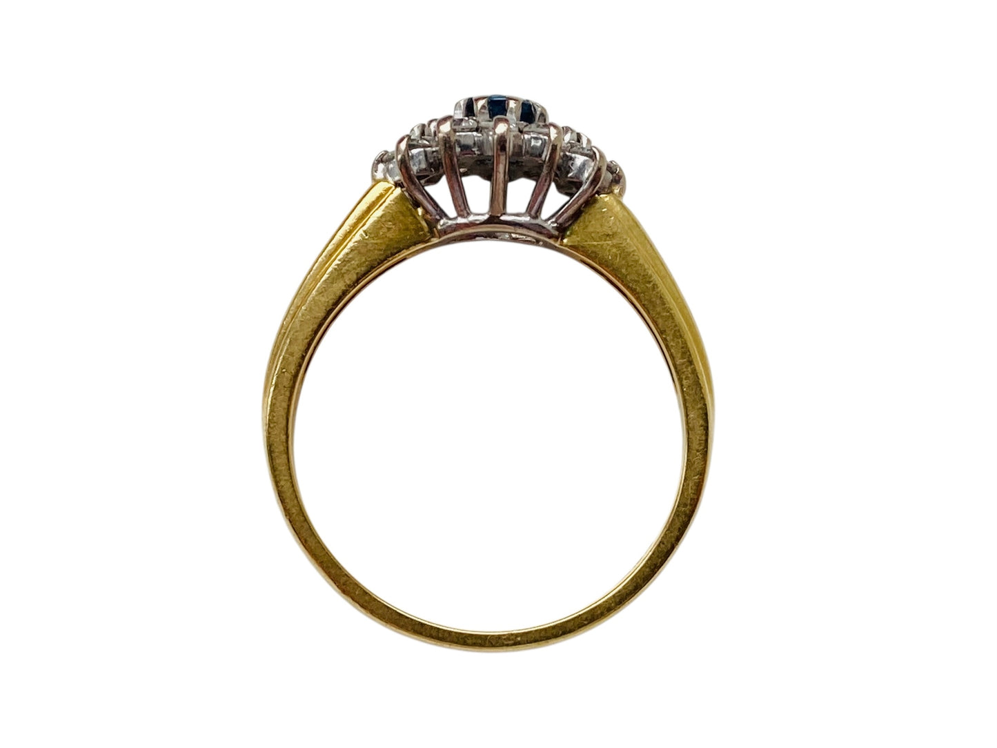 Vintage 18ct Gold Sapphire & Diamond Ring