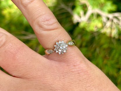 9ct Gold Diamond Ring