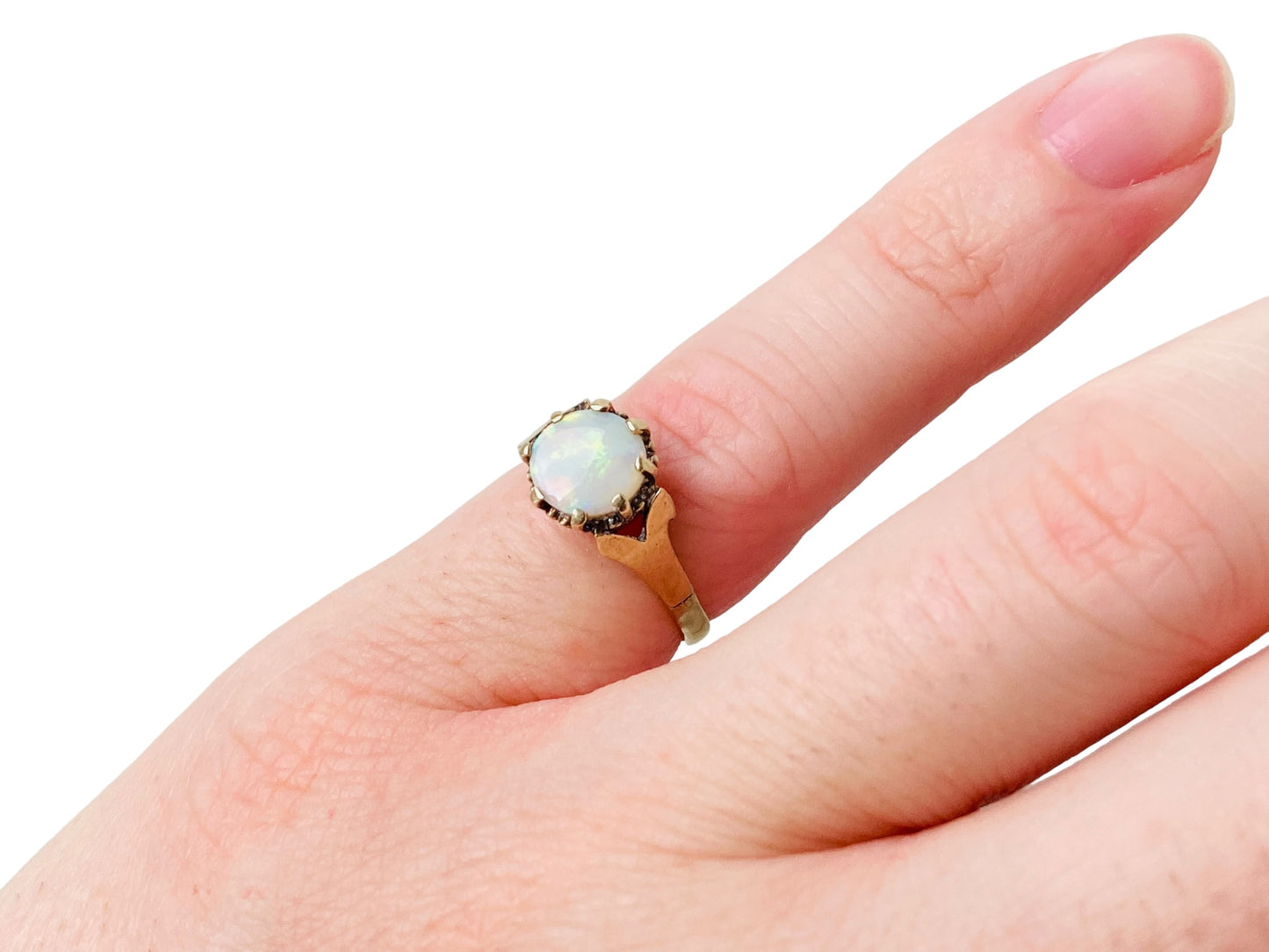 Vintage 9ct Gold Opal Ring