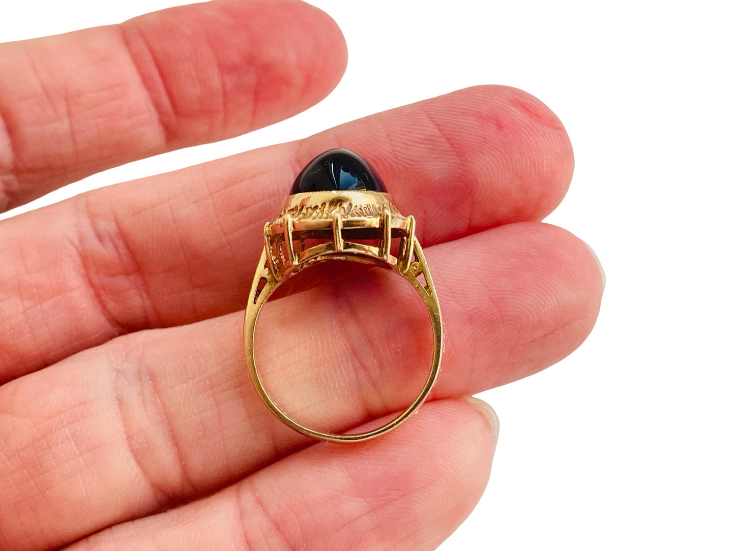 Vintage 9ct Gold Amethyst Ring