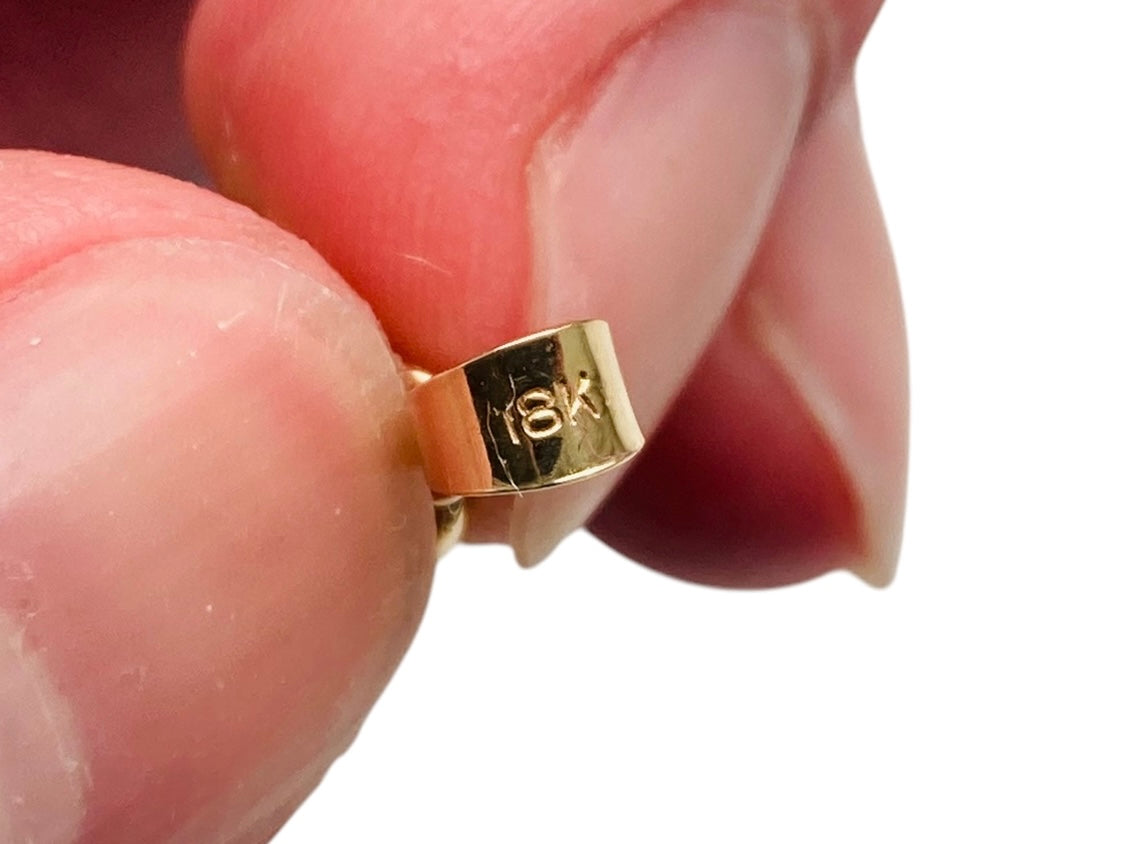 18ct Gold Coral Pendant