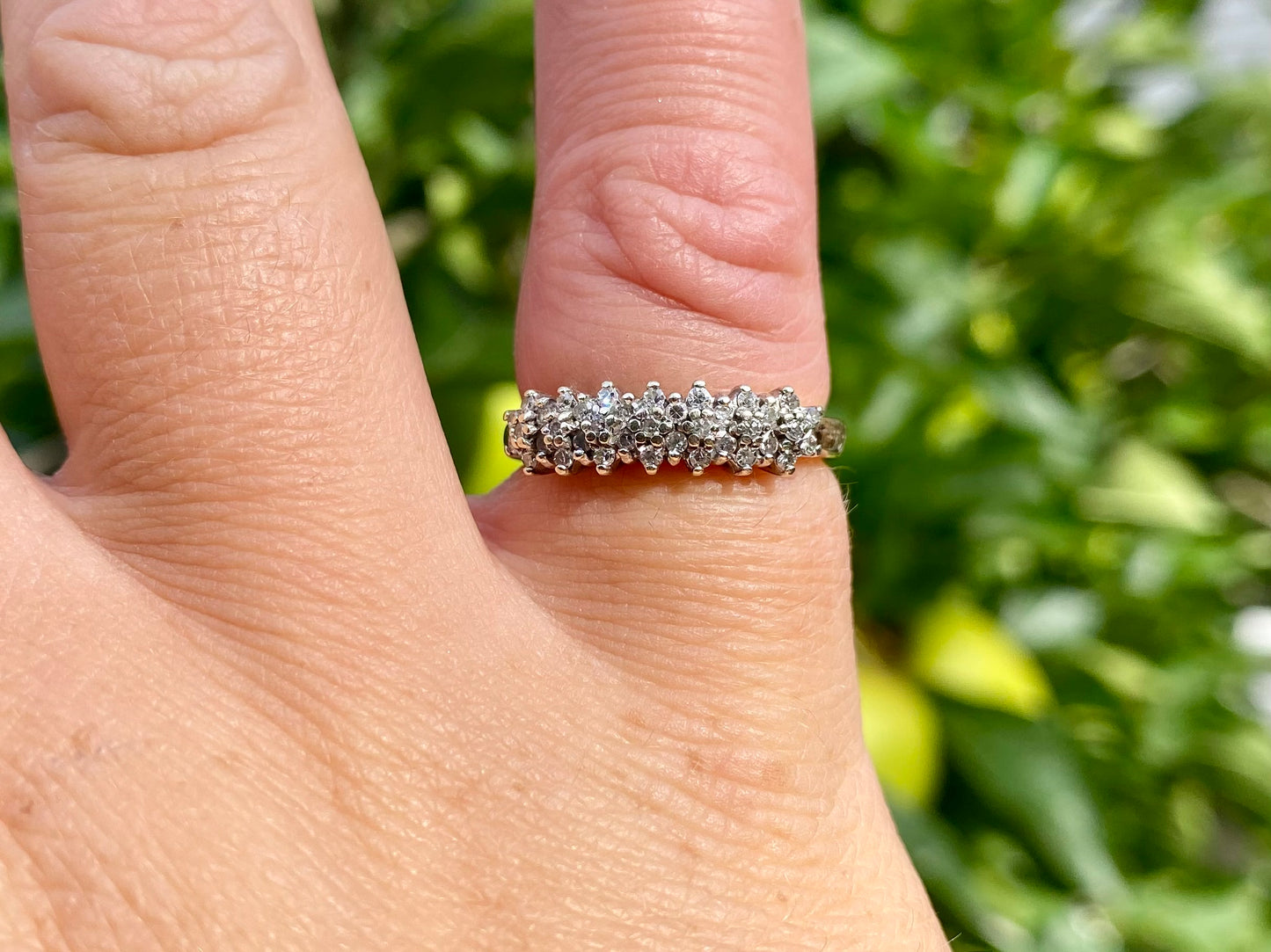 9ct Gold Diamond Cluster Ring