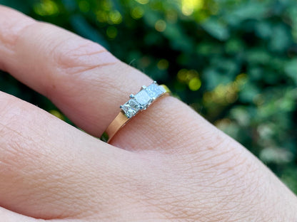 9ct Gold 0.50ct Three-Stone Diamond Ring