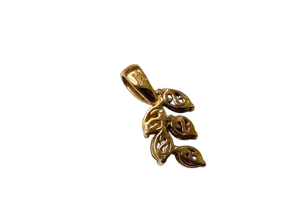 9ct Gold Multi-Sapphire & Diamond Pendant