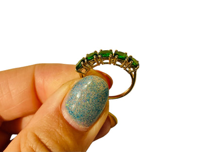 9ct Gold Diopside Ring