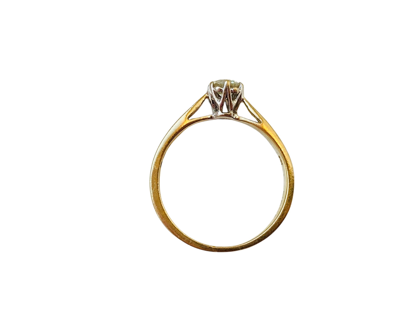 9ct Gold Diamond 0.25ct Solitaire Ring