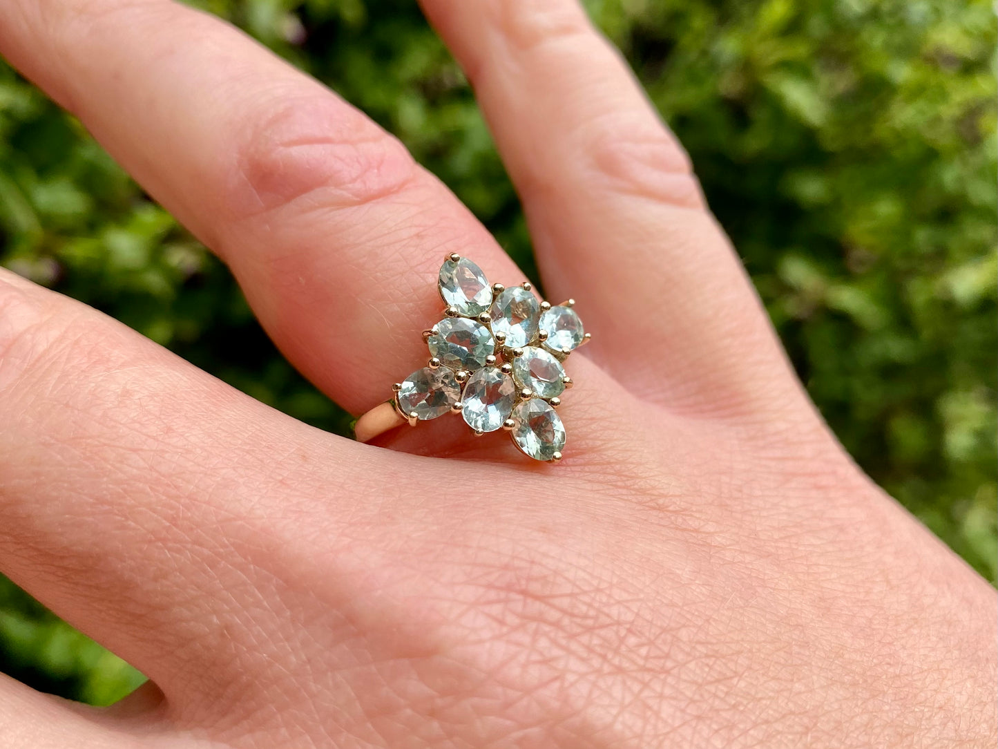 9ct Gold Amblygonite Ring