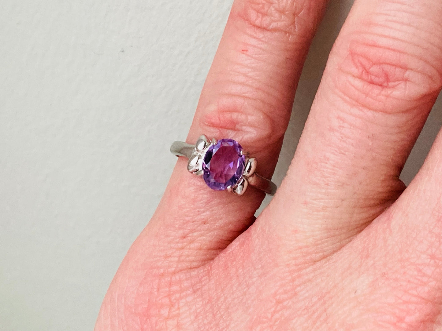 9ct Gold Amethyst Ring