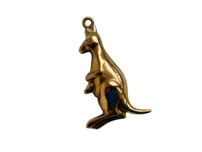 Vintage 9ct Gold Kangaroo with Joey Charm or Pendant