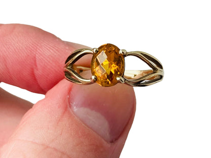 9ct Gold Citrine Ring