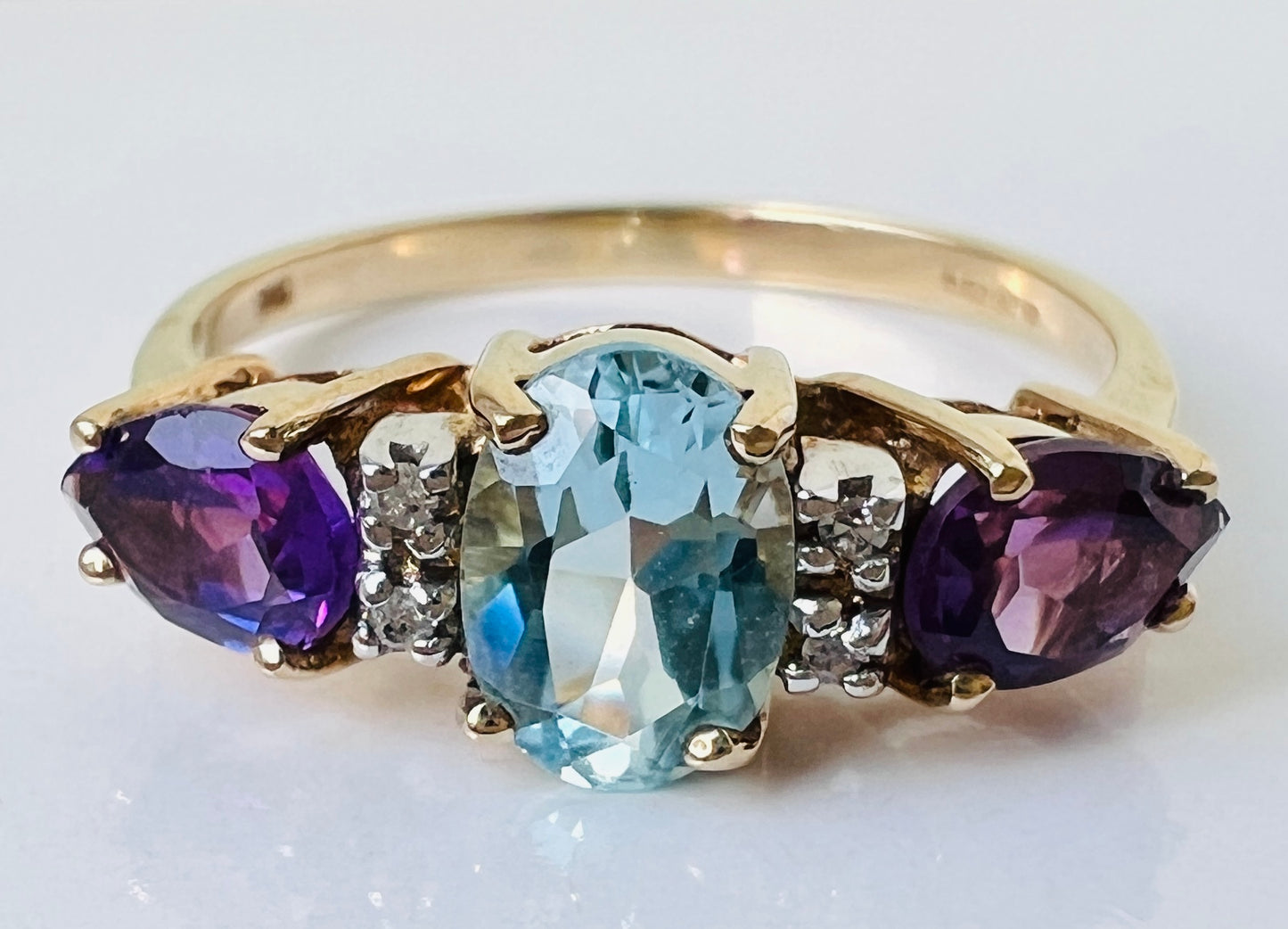 9ct Gold Multi-Gemstone Ring