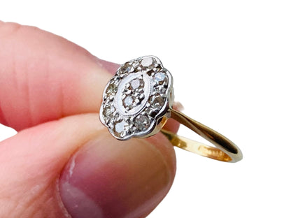 Antique 18ct Gold Diamond Ring