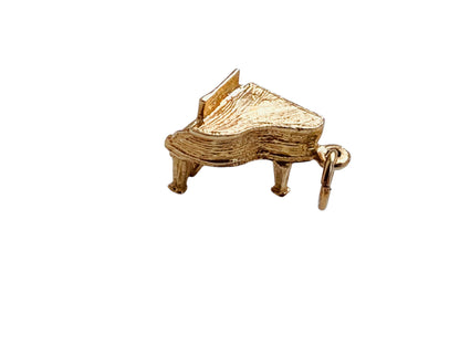 Vintage 9ct Gold Grand Piano Pendant or Charm