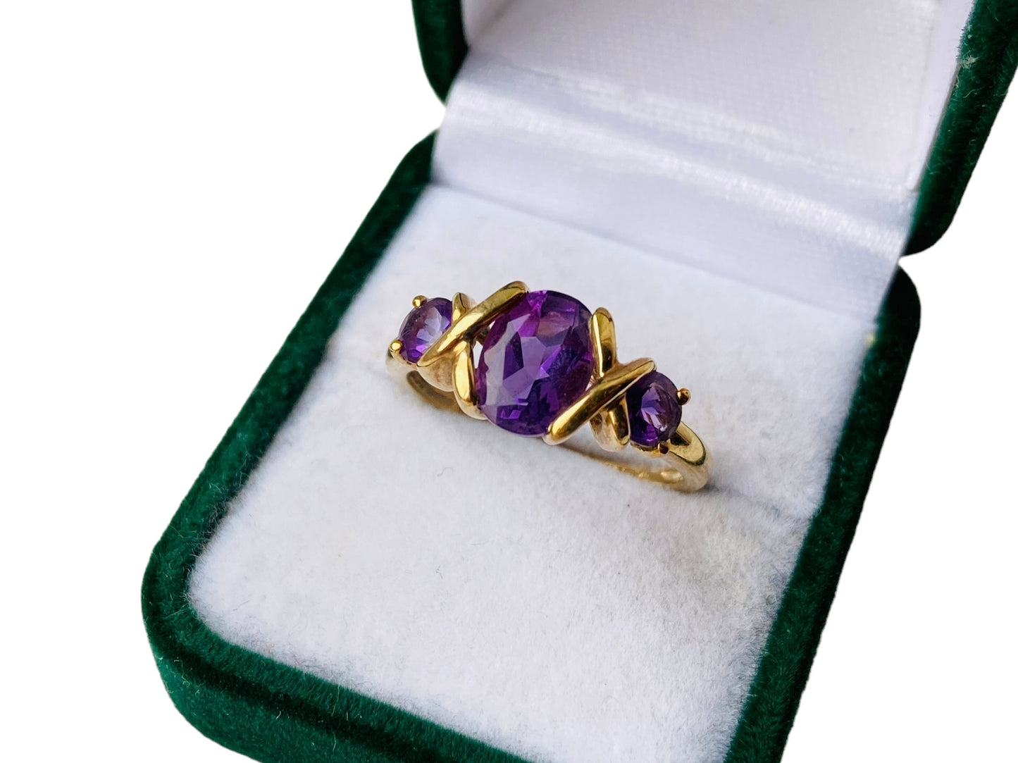 9ct Gold Amethyst Ring