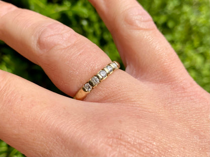 9ct Gold Diamond Ring