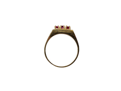 Vintage 9ct Gold Ruby Ring