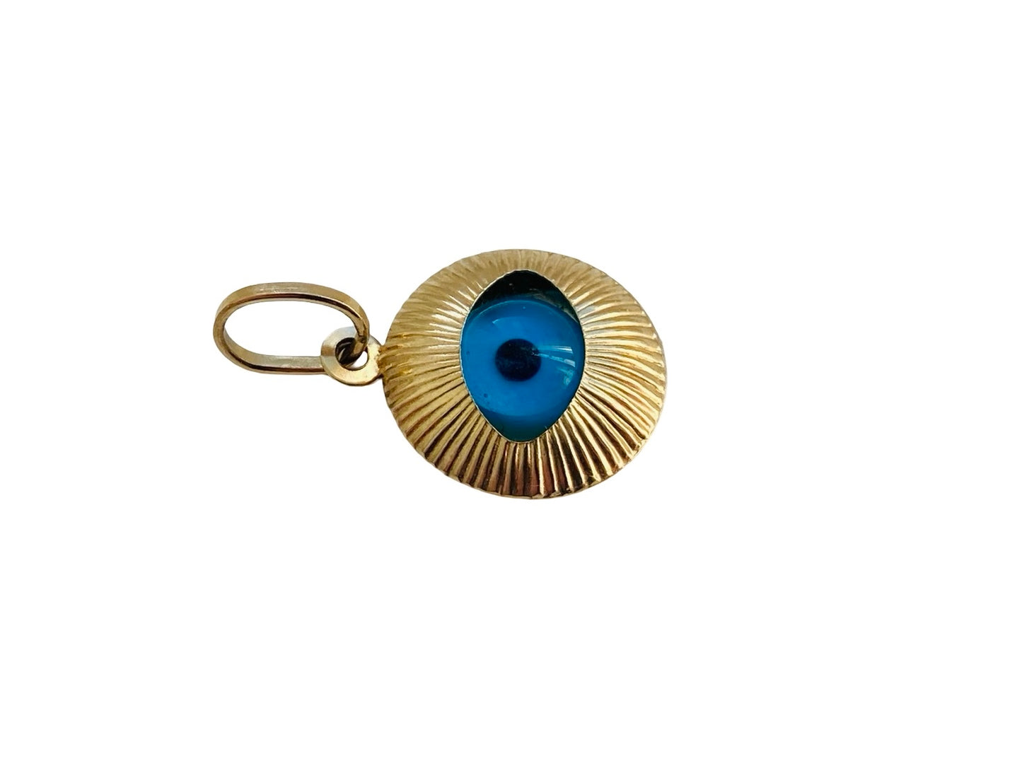 9ct Gold Eye Pendant