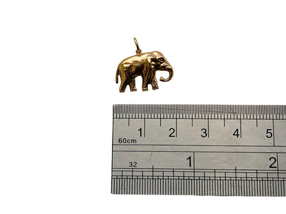 Vintage 9ct Gold Elephant Pendant or Charm