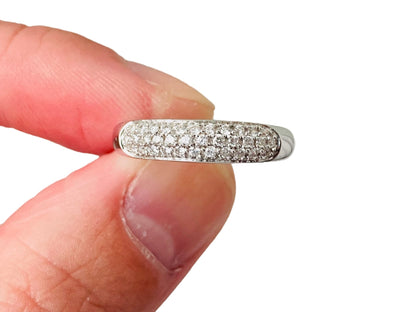 18ct Gold Diamond Pave Ring