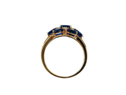 9ct Gold Kyanite & Diamond Ring