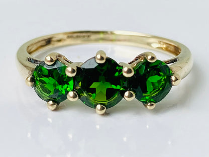 9ct Gold Diopside Ring