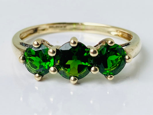 9ct Gold Diopside Ring