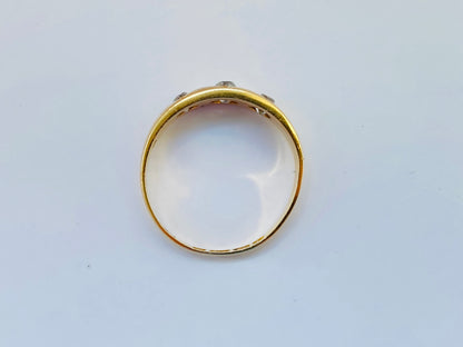 Antique 18ct Gold Diamond Ring