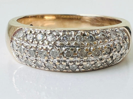 9ct Gold Diamond Ring
