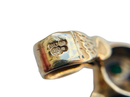 9ct Gold Cat Pendant