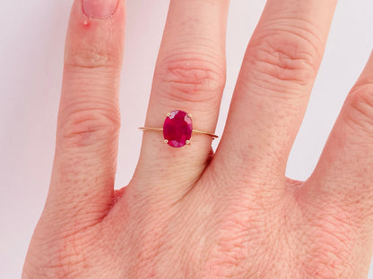 9ct Gold Ruby Ring