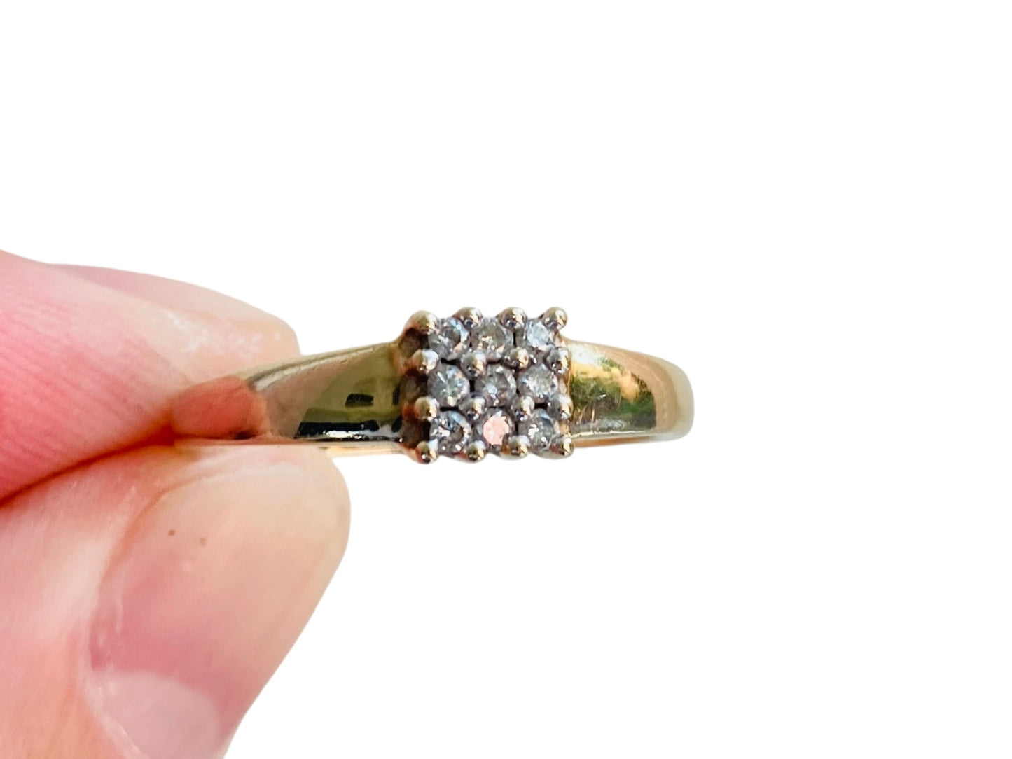 9ct Gold Diamond Ring