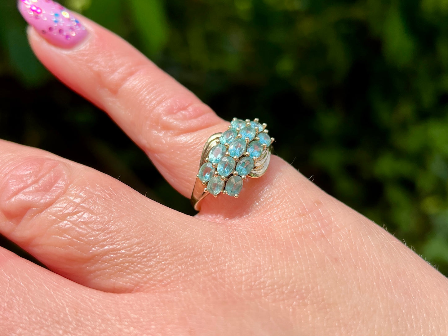 9ct Gold Apatite Ring