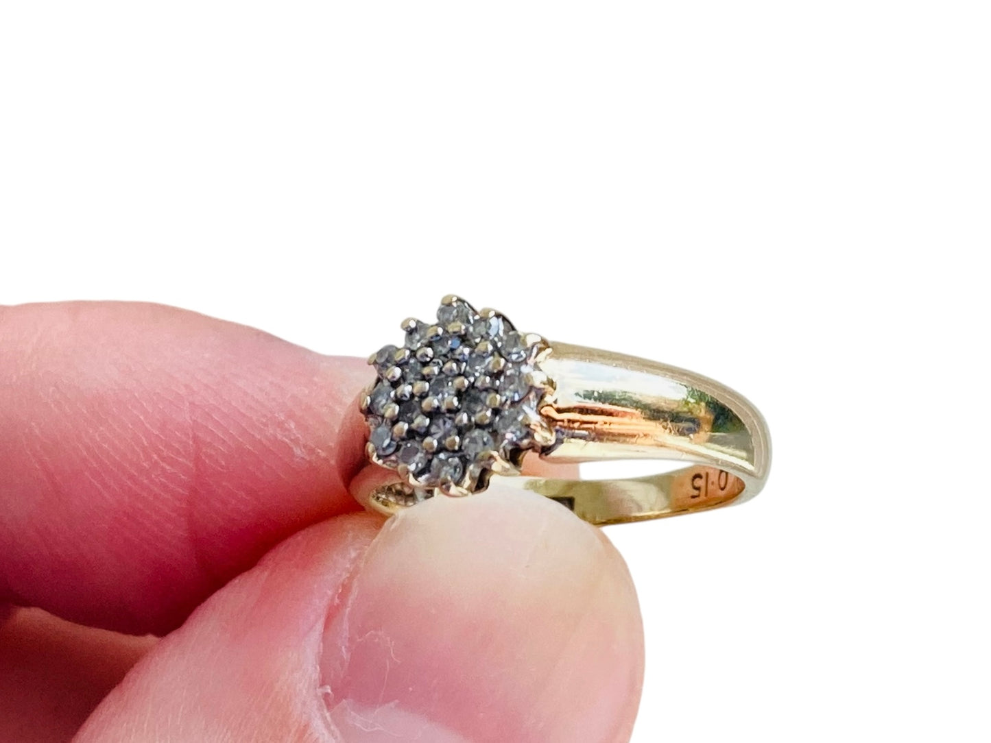 Vintage 9ct Gold Diamond Ring