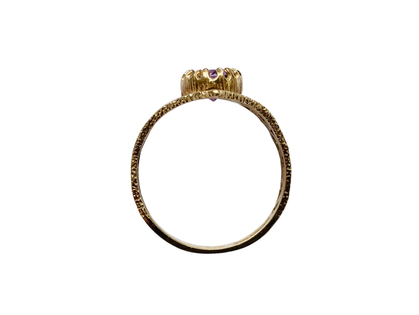 Vintage 9ct Gold Amethyst Ring